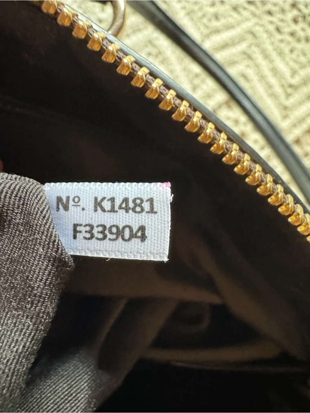Coach Cora Domed Satchel Signature Canvas Brown Black Leather Bag F33904 K1481